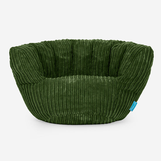 Dětský sedací vak Charles Vintish 2 do 6 let - Manšestr Lesní zelená 01