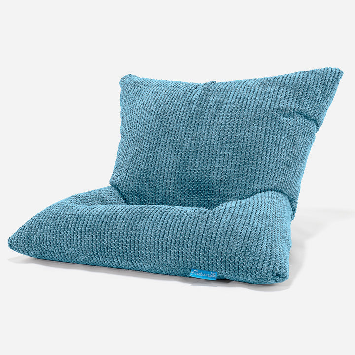Dětský sedací vak polštář - Pom pom Modrozelená 04