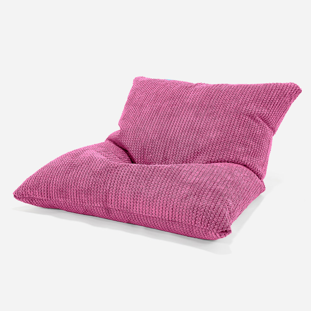 Dětský sedací vak polštář - Pom pom Růžová 01