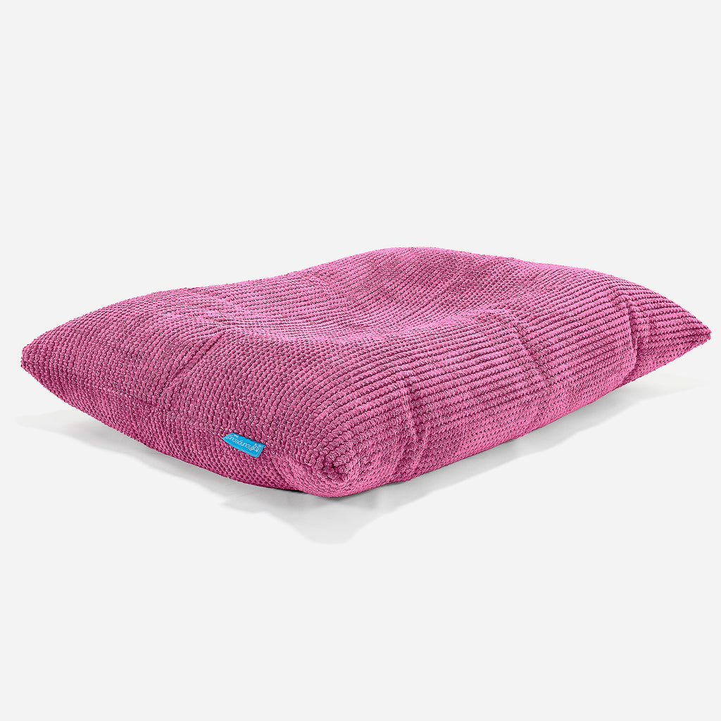 Dětský sedací vak polštář - Pom pom Růžová 02