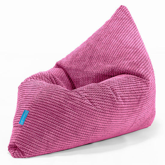 Dětský sedací vak polštář - Pom pom Růžová 03