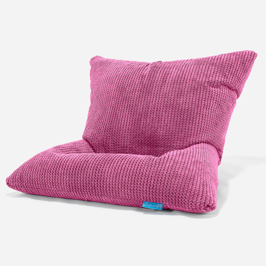 Dětský sedací vak polštář - Pom pom Růžová 04