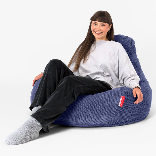 Hráčský sedací vak Ultra Lux - Pom Pom Fialová 02