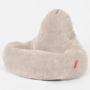 Hráčský sedací vak Ultra Lux - Pom pom Slonovinová