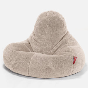 Hráčský sedací vak Ultra Lux - Umělá medvědí kožešina Norek