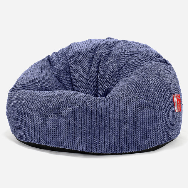 CloudSac® 200 dětský obří sedací vak pro děti z paměťové pěny 2 do 12 let - Pom pom Fialová 01
