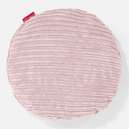 Kulatý Polštář 50cm - Manšestr Jemně Růžová 01