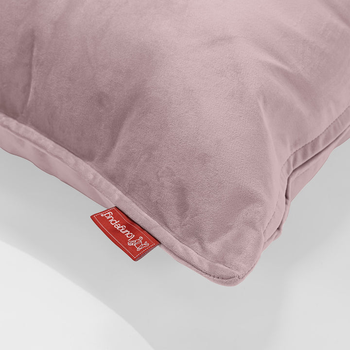 Kulatý Polštář 50cm - Samet Růžová 02