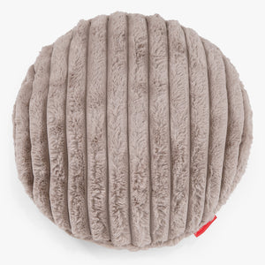 Kulatý Povlak na Polštář 50cm - Ultra plyšový kord Norek