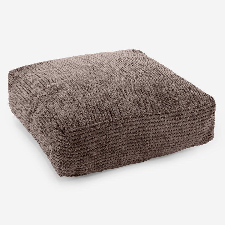Podlahový Polštář - Pom pom Čokoládová 01