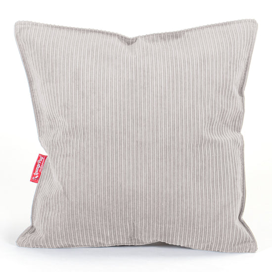 Polštář 47 x 47cm - Manšestr proužek Kámen 01