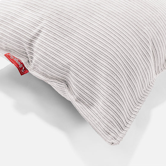 Polštář 47 x 47cm - Manšestr proužek Kámen 02