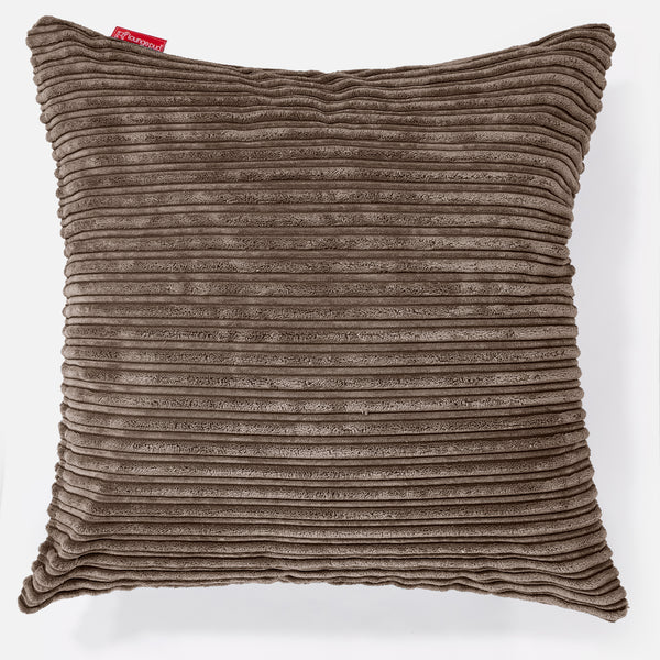 Polštář Velký 70 x 70cm - Manšestr Moka 01
