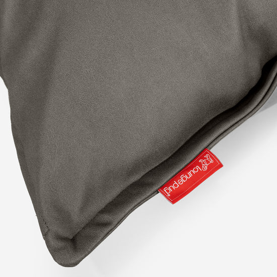 Povlak na Polštář Velký 70 x 70cm - Veganská kůže Šedá 03