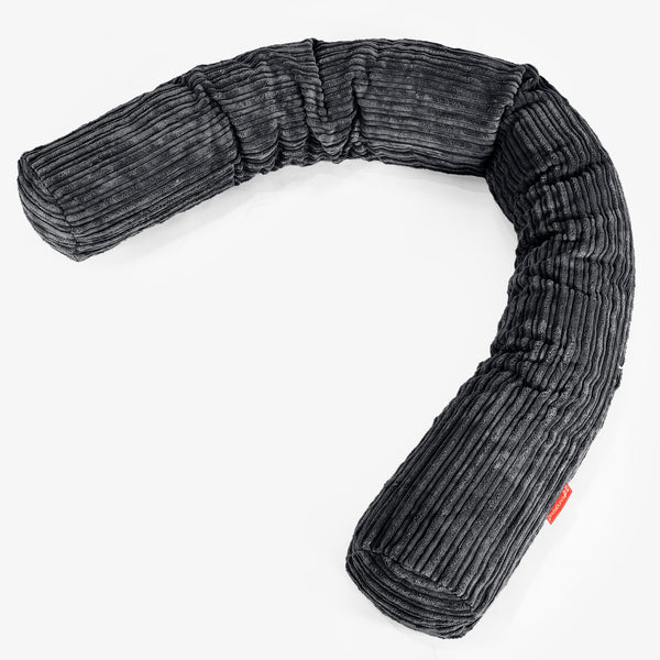 Relaxační polštář 150-L, CloudSac® z paměťové pěny - Manšestr Černá 01