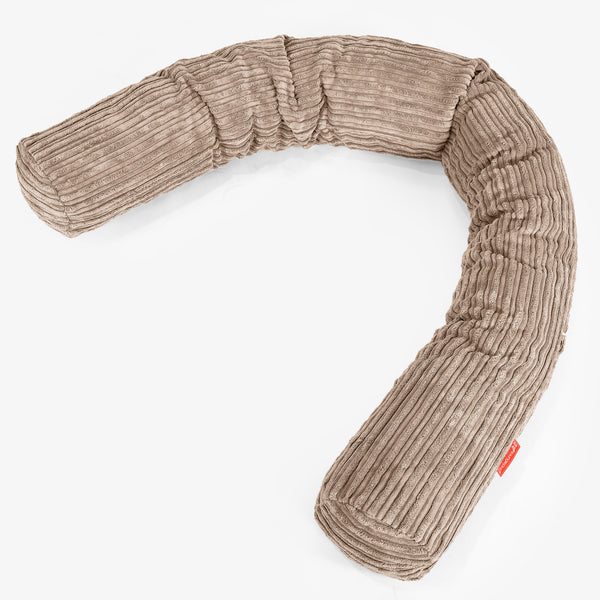 Relaxační polštář 150-L, CloudSac® z paměťové pěny - Manšestr Písková 01