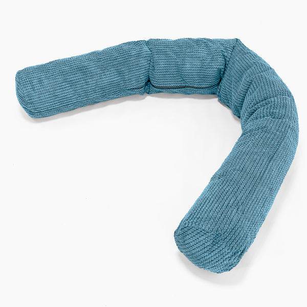 Relaxační polštář 150-L, CloudSac® z paměťové pěny - Pom pom Modrozelená 01