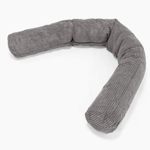 Relaxační polštář XXL - Pom pom Tmavě šedá