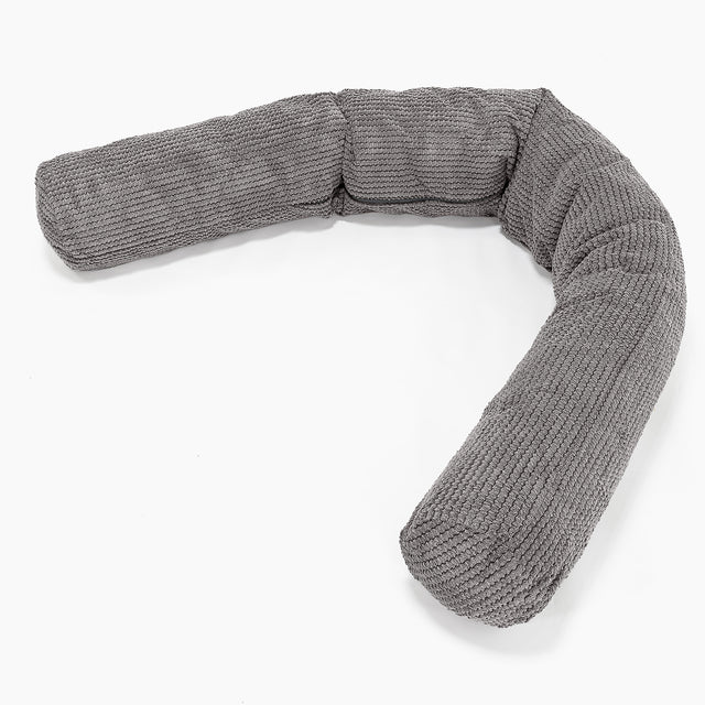 Relaxační polštář XXL - Pom pom Tmavě šedá 01