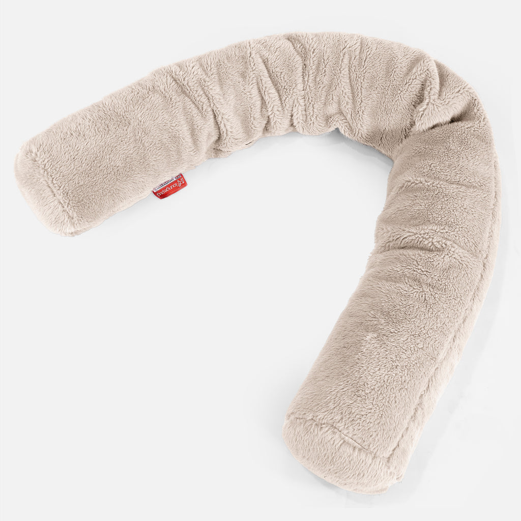 Relaxační polštář 150-L, CloudSac® z paměťové pěny - Umělá medvědí kožešina Norek 01