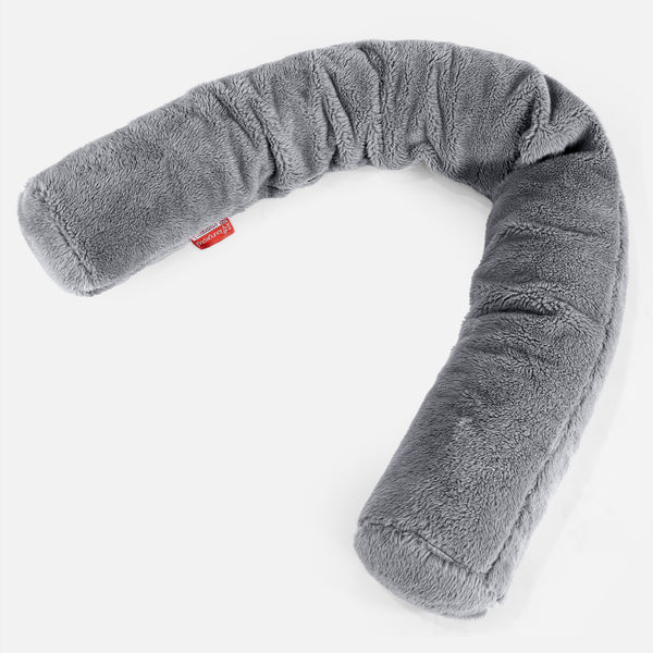 Relaxační polštář 150-L, CloudSac® z paměťové pěny - Umělá medvědí kožešina Tmavě šedá 01
