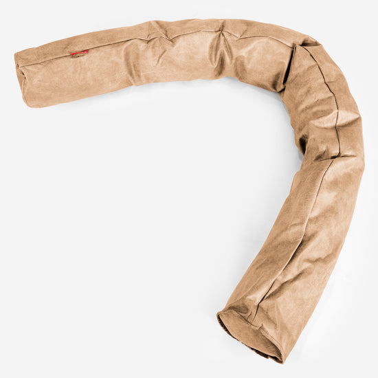 Relaxační polštář XXL - Zoufalá kůže Medová hnědá 01