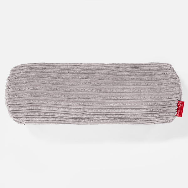 Relaxační Povlak na Polštář 20 x 55cm - Manšestr Hliník Stříbro 01