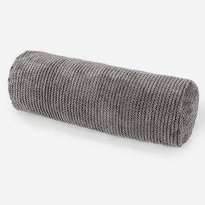 Relaxační Povlak na Polštář 20 x 55cm - Pom pom Tmavě šedá