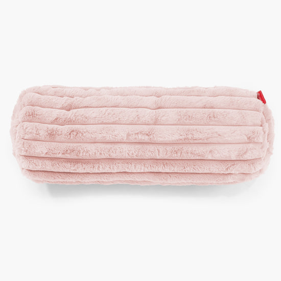 Relaxační Povlak na Polštář 20 x 55cm - Ultra plyšový kord Pudrově růžová 02