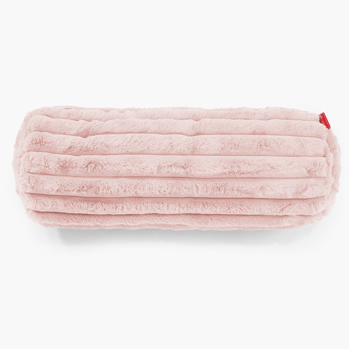 Relaxační Povlak na Polštář 20 x 55cm - Ultra plyšový kord Pudrově růžová 02