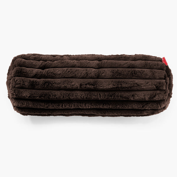 Relaxační Povlak na Polštář 20 x 55cm - Ultra plyšový kord Sobolí 01