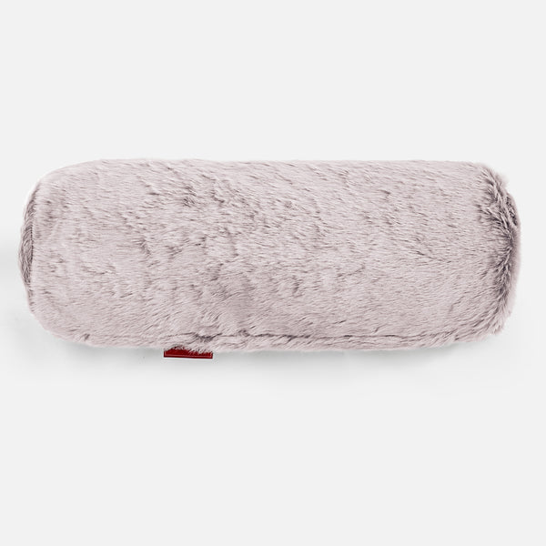 Relaxační Polštář 20 x 55cm - Umělá králičí kožešina Pudrově růžová 01