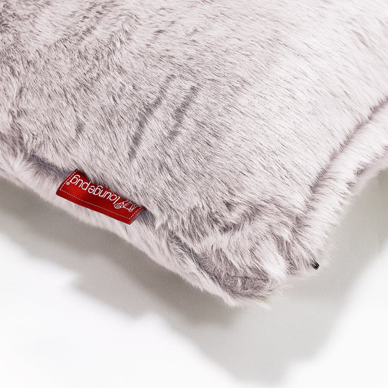Relaxační Polštář 20 x 55cm - Umělá králičí kožešina Pudrově růžová 03