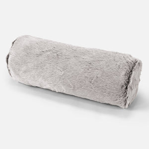Relaxační Povlak na Polštář 20 x 55cm - Umělá králičí kožešina Světle šedá