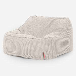 Sedací pytel Sloucher, křeslo - Manšestr Slonovinová