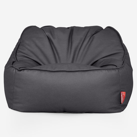 Sedací pytel Sloucher, křeslo - Veganská kůže Černá 01