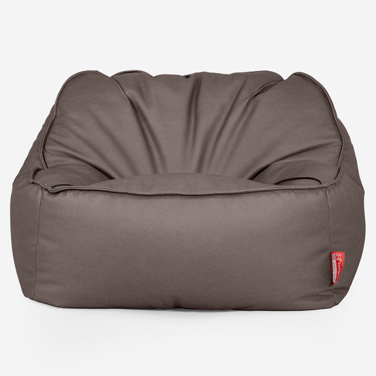 Sedací pytel Sloucher, křeslo - Veganská kůže Čokoládová 01