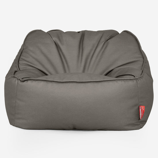 Sedací pytel Sloucher, křeslo - Veganská kůže Šedá 01