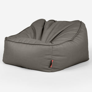 Sedací pytel Sloucher, křeslo - Veganská kůže Šedá