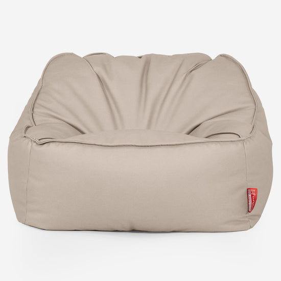 Sedací pytel Sloucher, křeslo - Veganská kůže Slonovinová 01