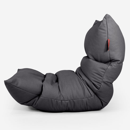 Sedací vak Eva Lounger - Veganská kůže Černá 02
