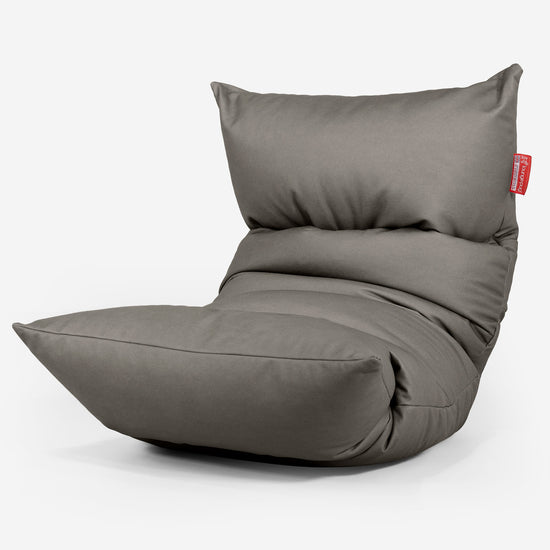 Sedací vak Eva Lounger - Veganská kůže Šedá 01
