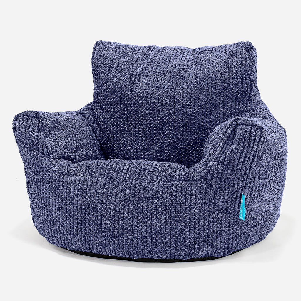Sedací vak křesla pro batolata od 1 do 3 let - Pom pom Fialová 01