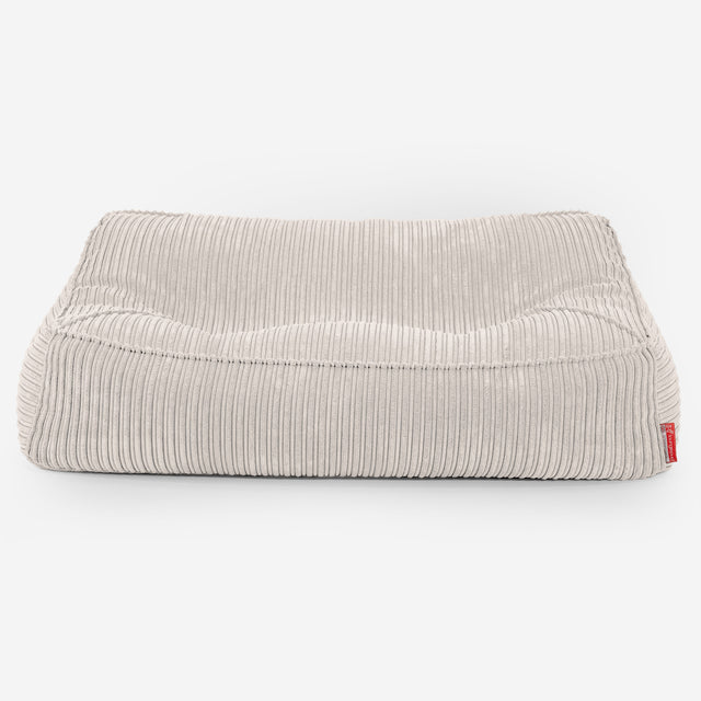 Sedací vak Sloucher, pohovka - Manšestr Slonovinová 01