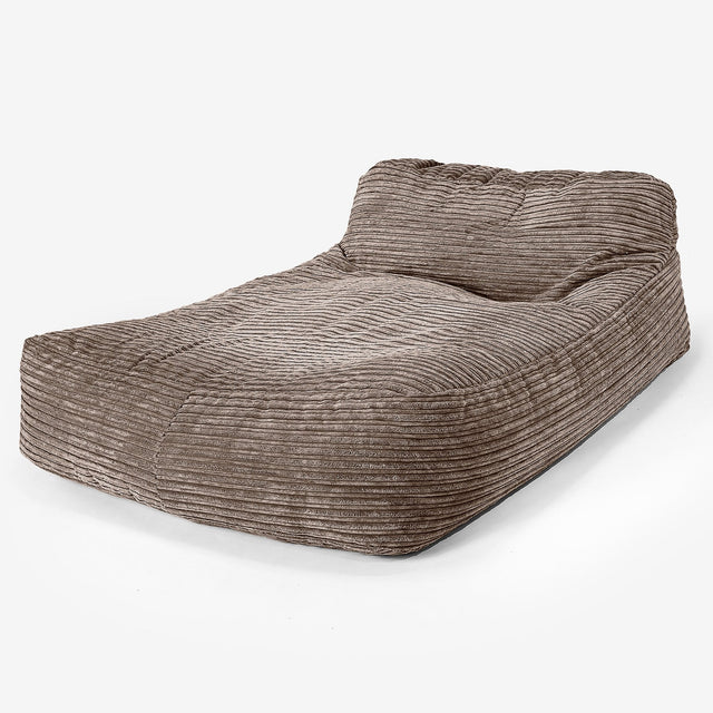 Sedací vak válendy - Manšestr Moka 01