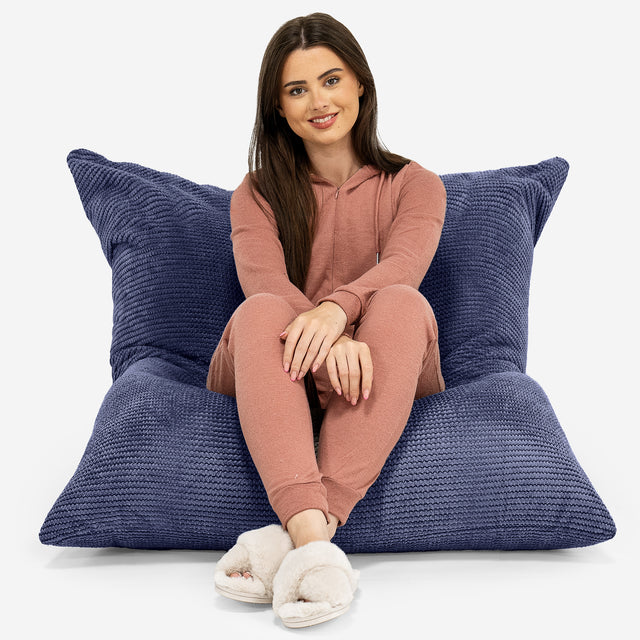 Sedací vak XXL - Pom pom Fialová 01