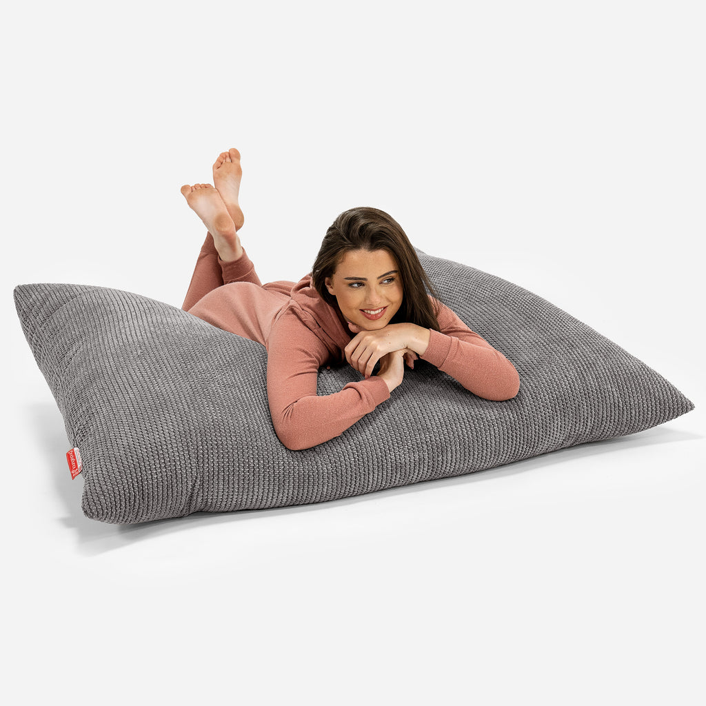 Sedací vak XXL - Pom pom Tmavě šedá 03