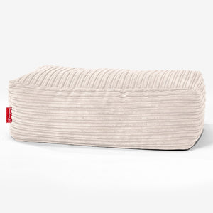 CloudSac® 100 podnožka z paměťové pěny - Manšestr Slonovinová
