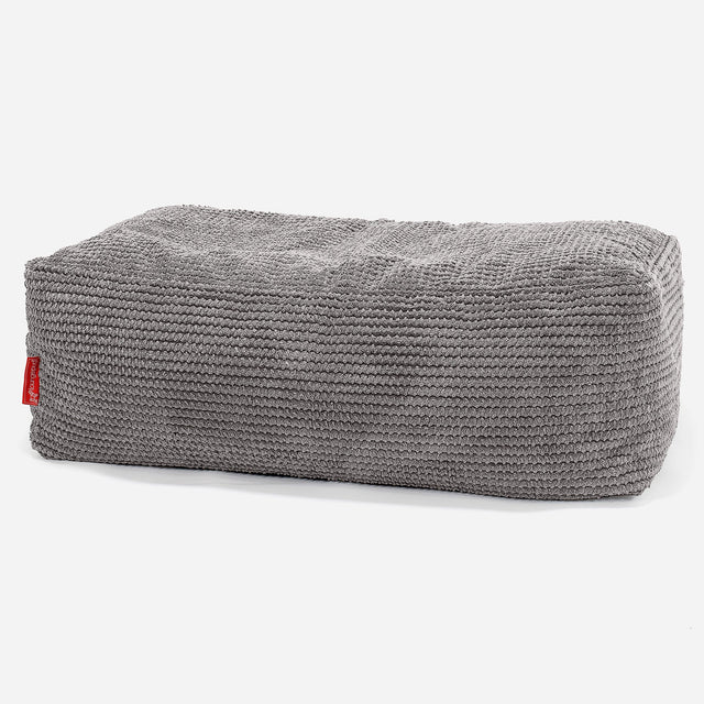 CloudSac® 100 podnožka z paměťové pěny - Pom pom Tmavě šedá 01