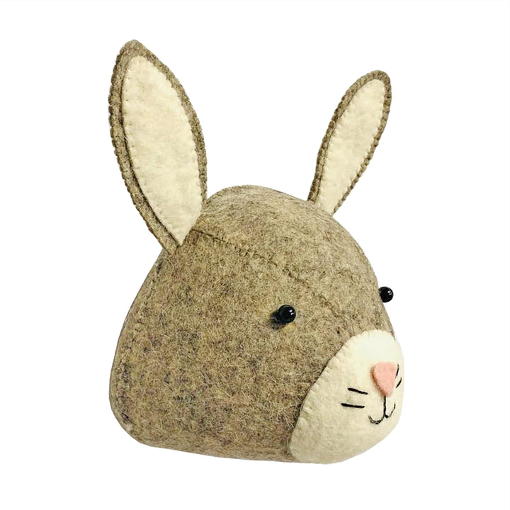 Mini zvíře hlava dekorace na zeď - Králík 02